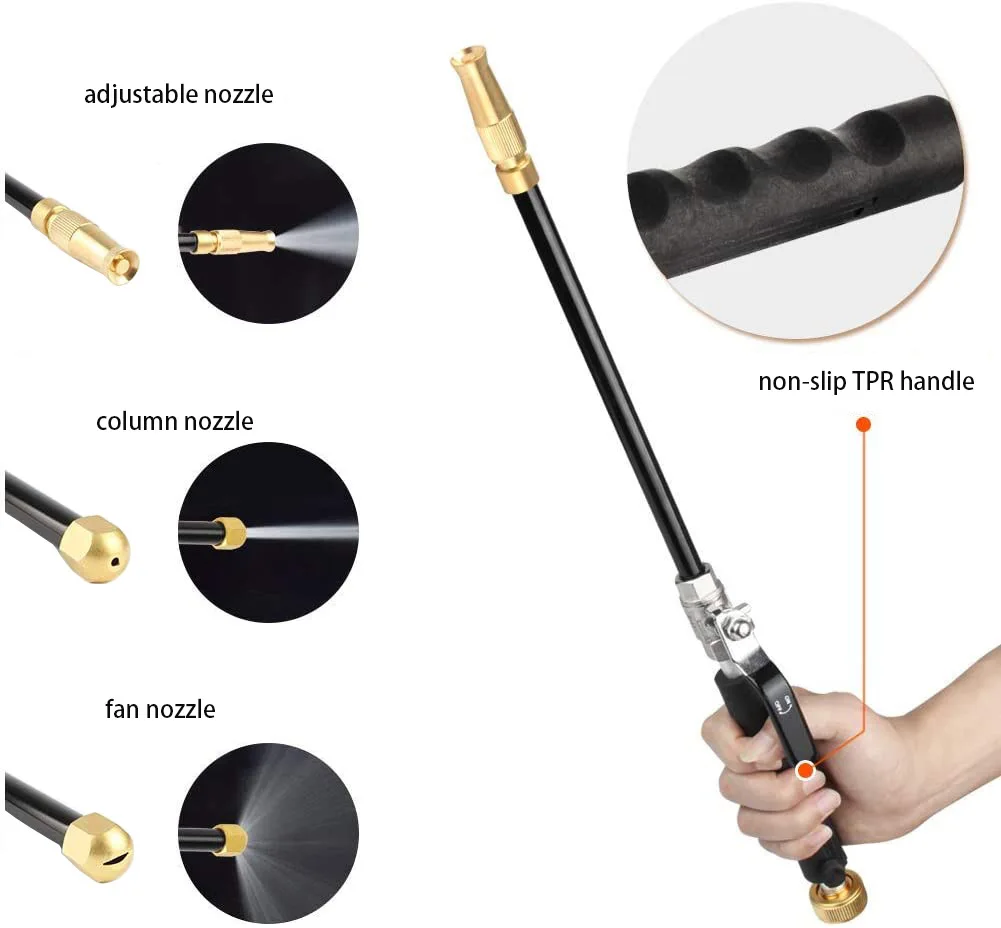 Pistola de agua para limpieza del hogar y exteriores