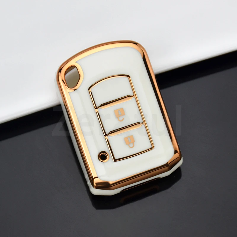 Funda con botón accesible