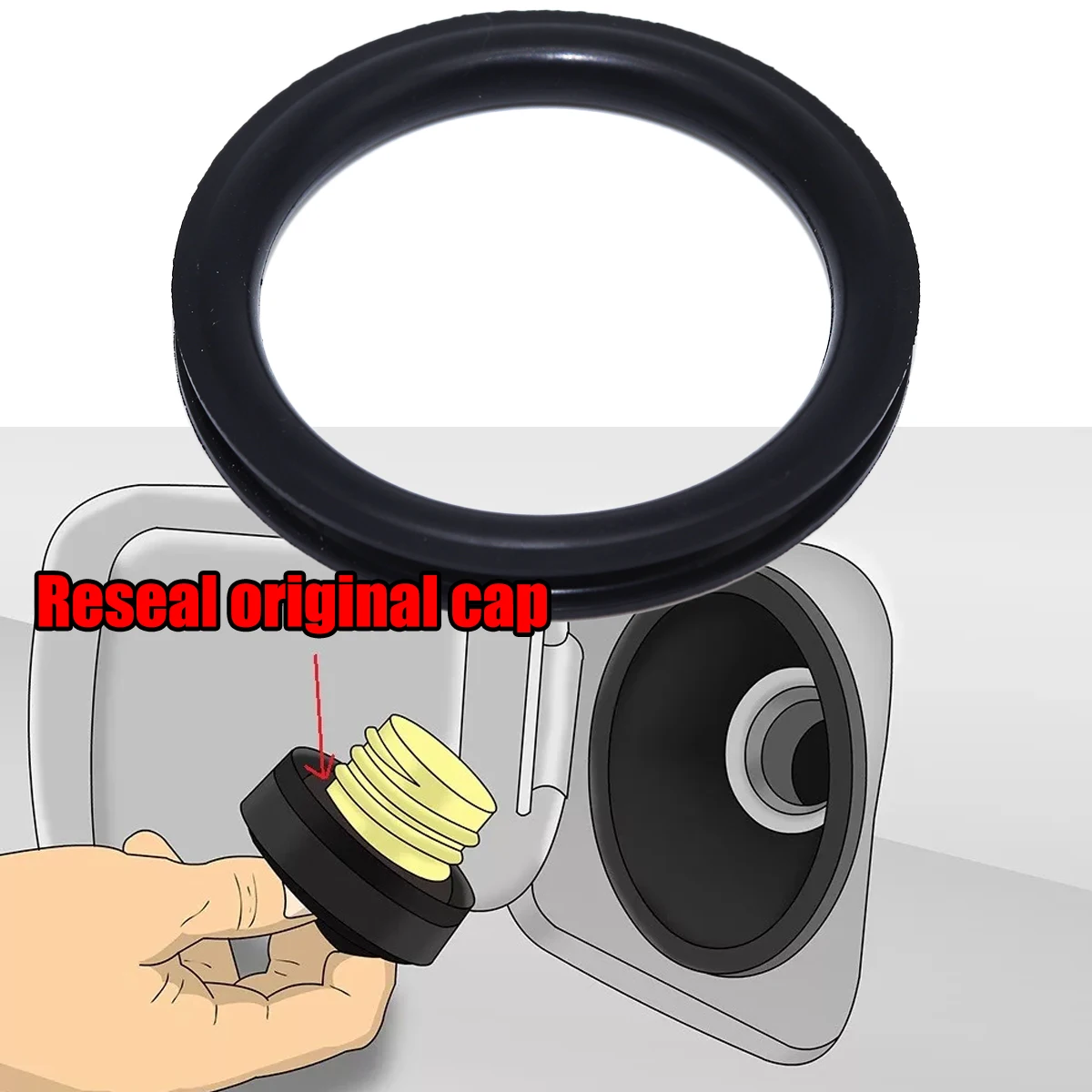 Sello de repuesto de tapa de gasolina 55x5mm
