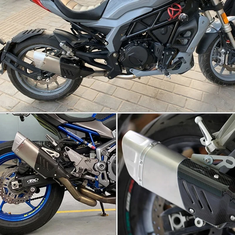 Silenciador instalado en posición