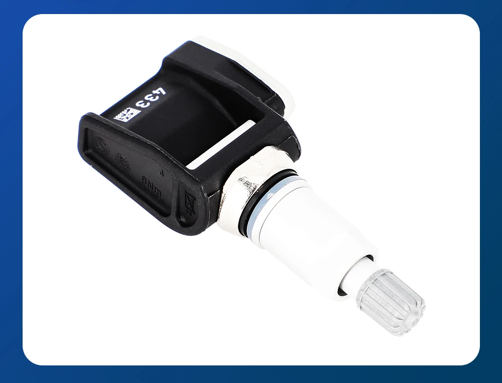 Detalle del cuerpo metálico y el conector del sensor