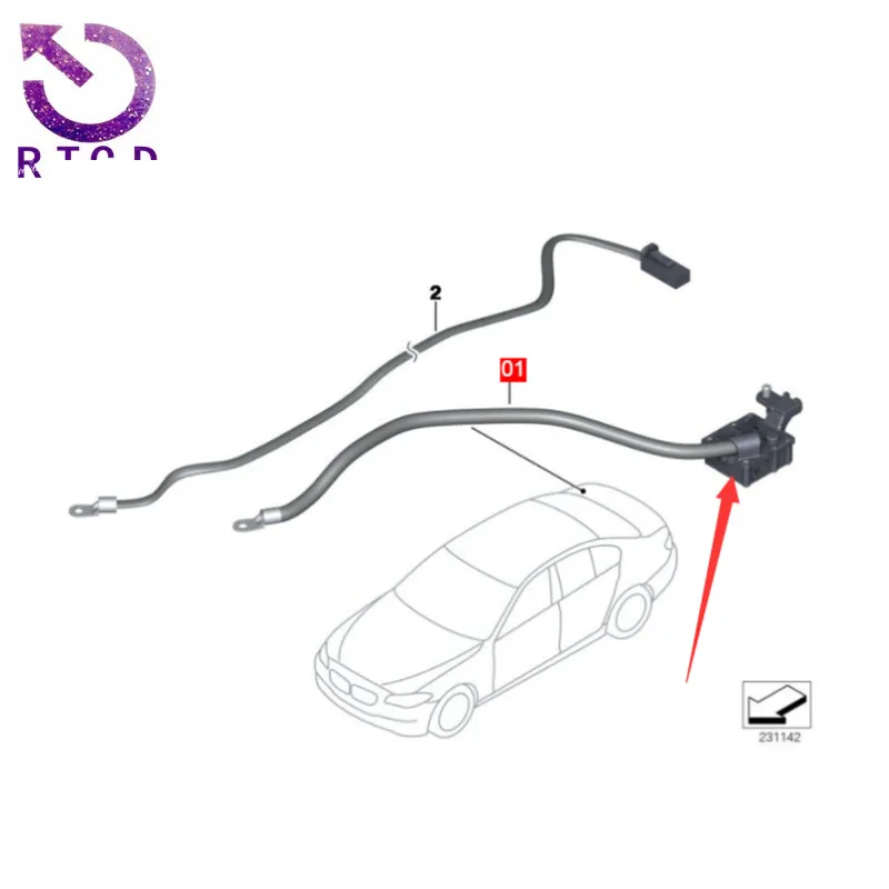 Cable de batería positiva BMW OEM 61127294281