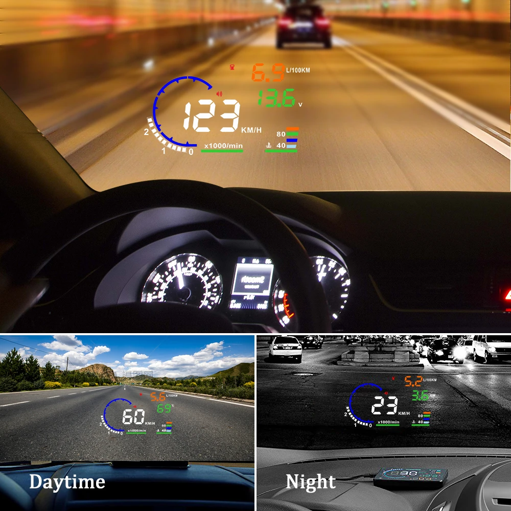 Conjunto HUD y OBD2