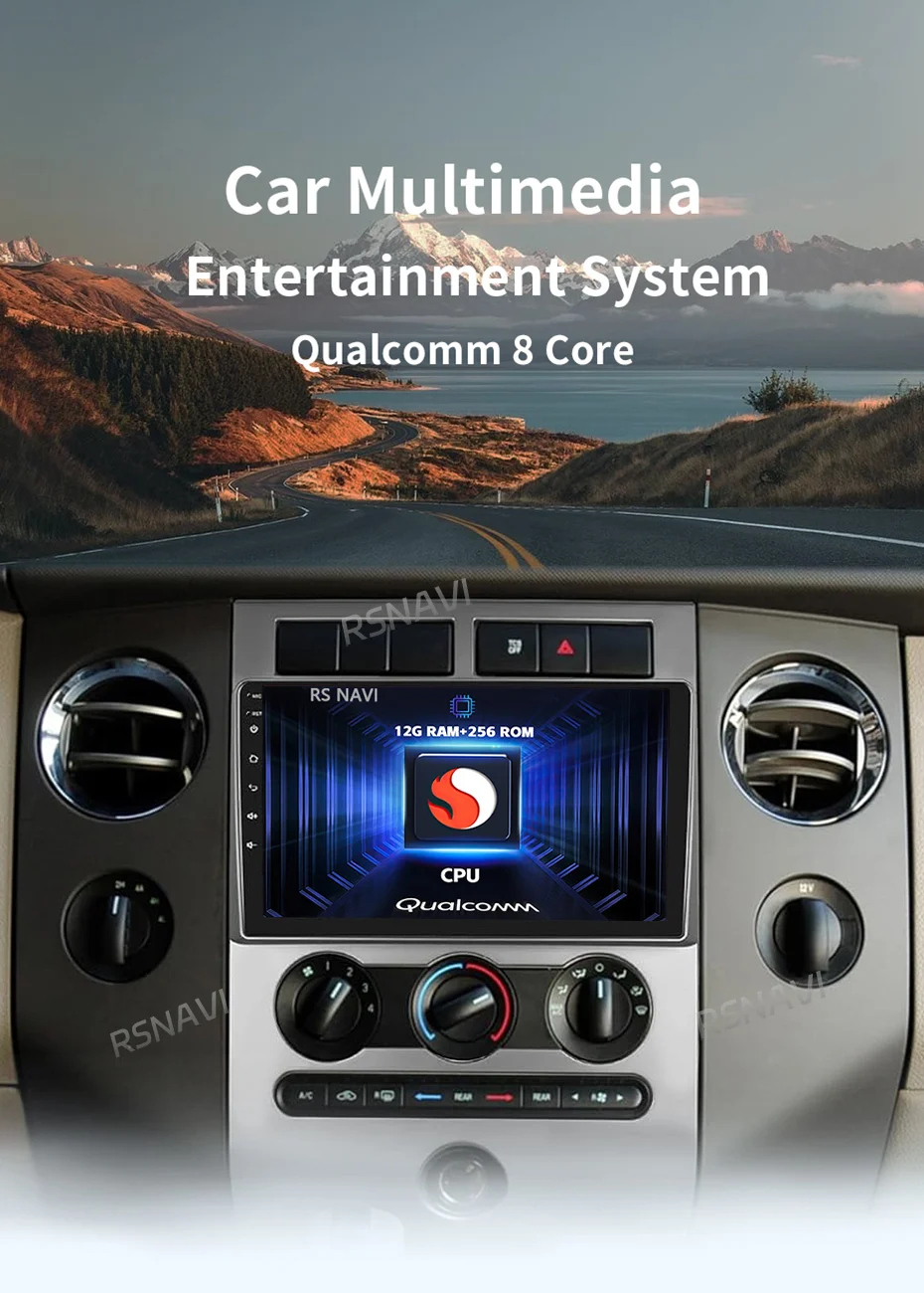 Radio RSNAVI panel frontal con pantalla tactil
