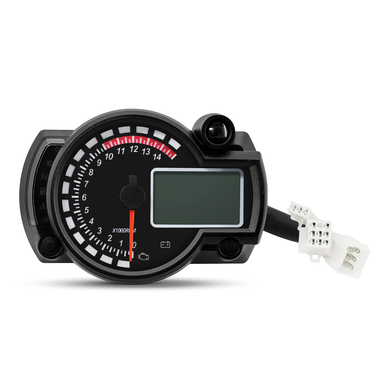 Velocímetro digital LCD con pantalla retroiluminada