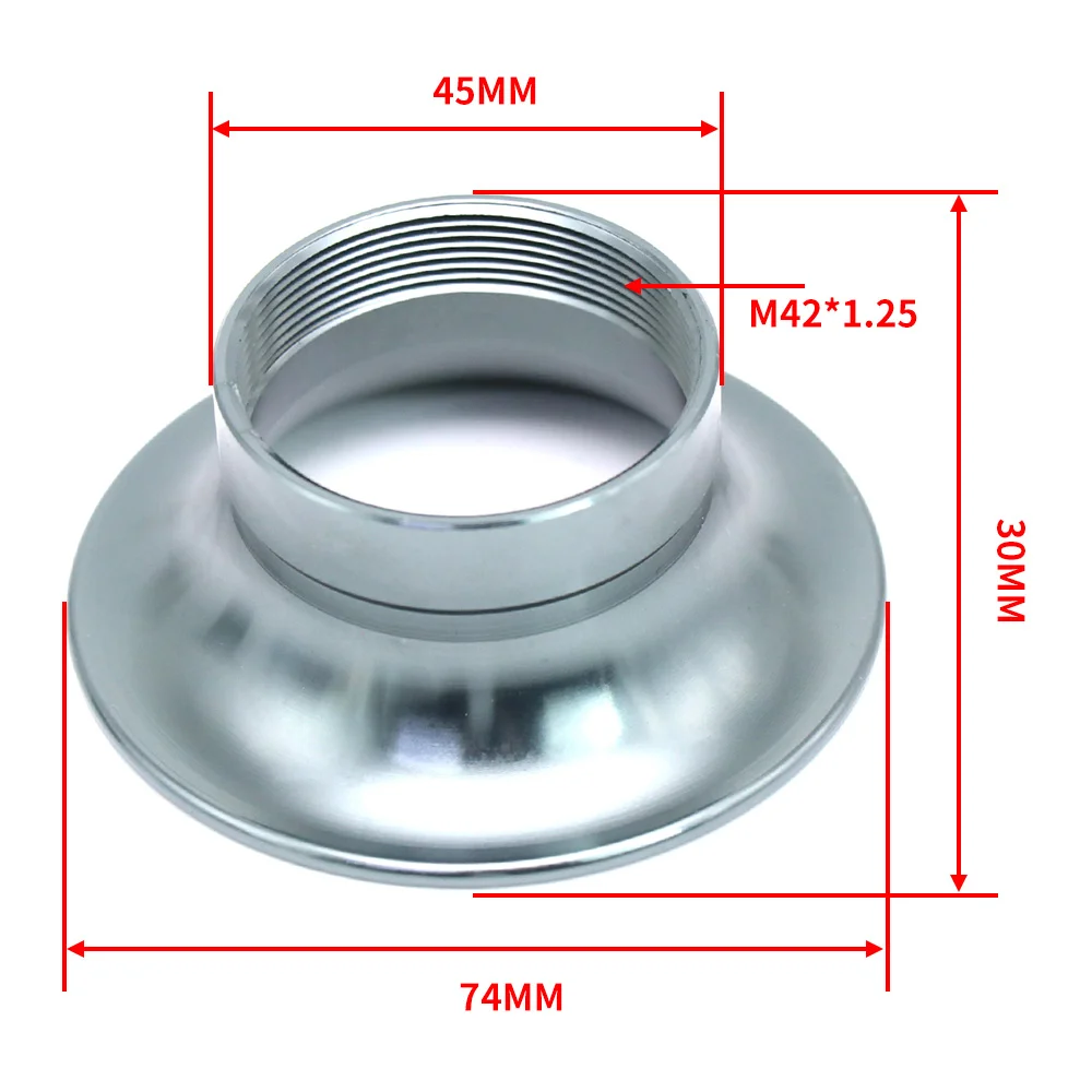 Filtro de aire ZS Racing 42mm view lateral