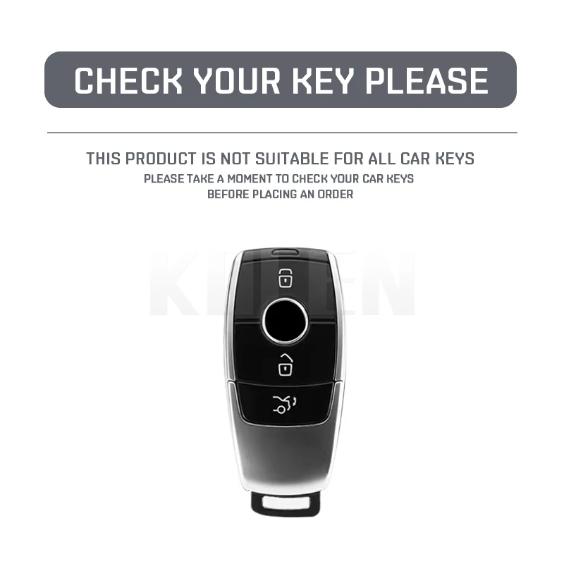 Funda TPU para llave Mercedes - vista frontal