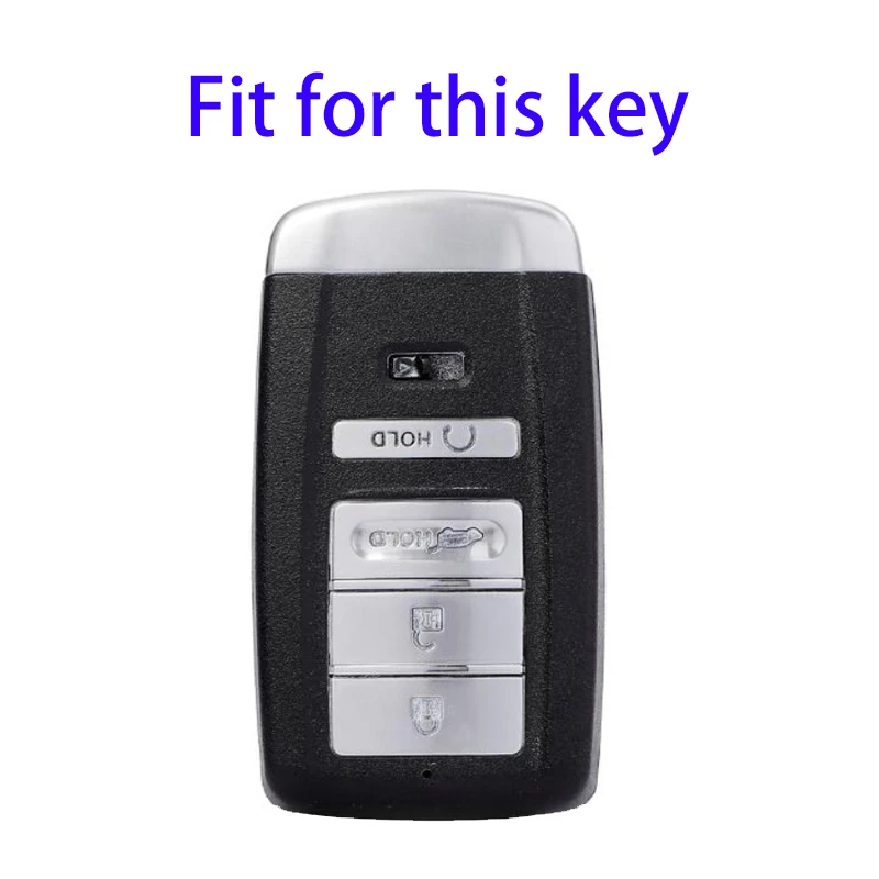 Funda TPU blanca sobre llave Honda Acura