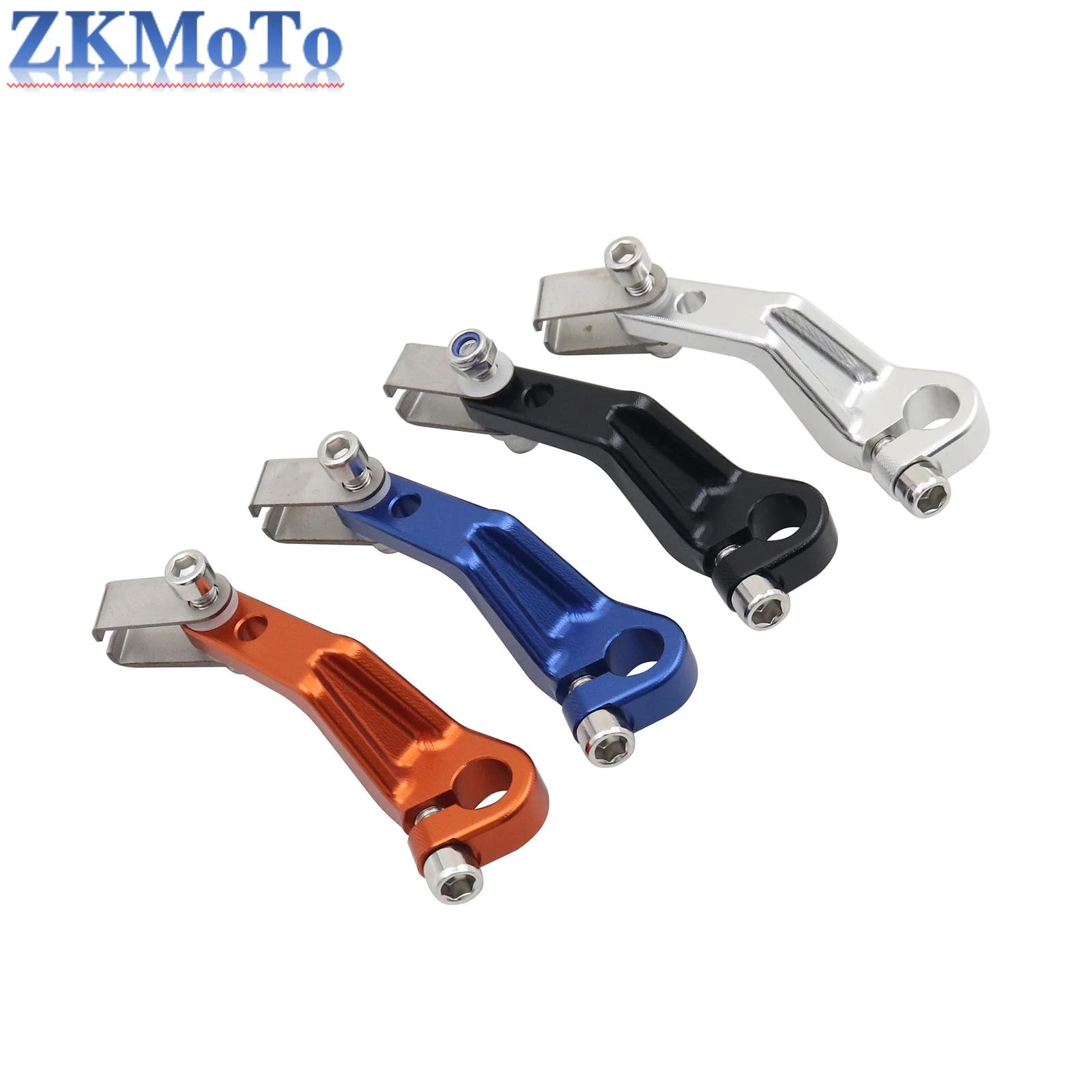 Brazo de embrague anodizado naranja
