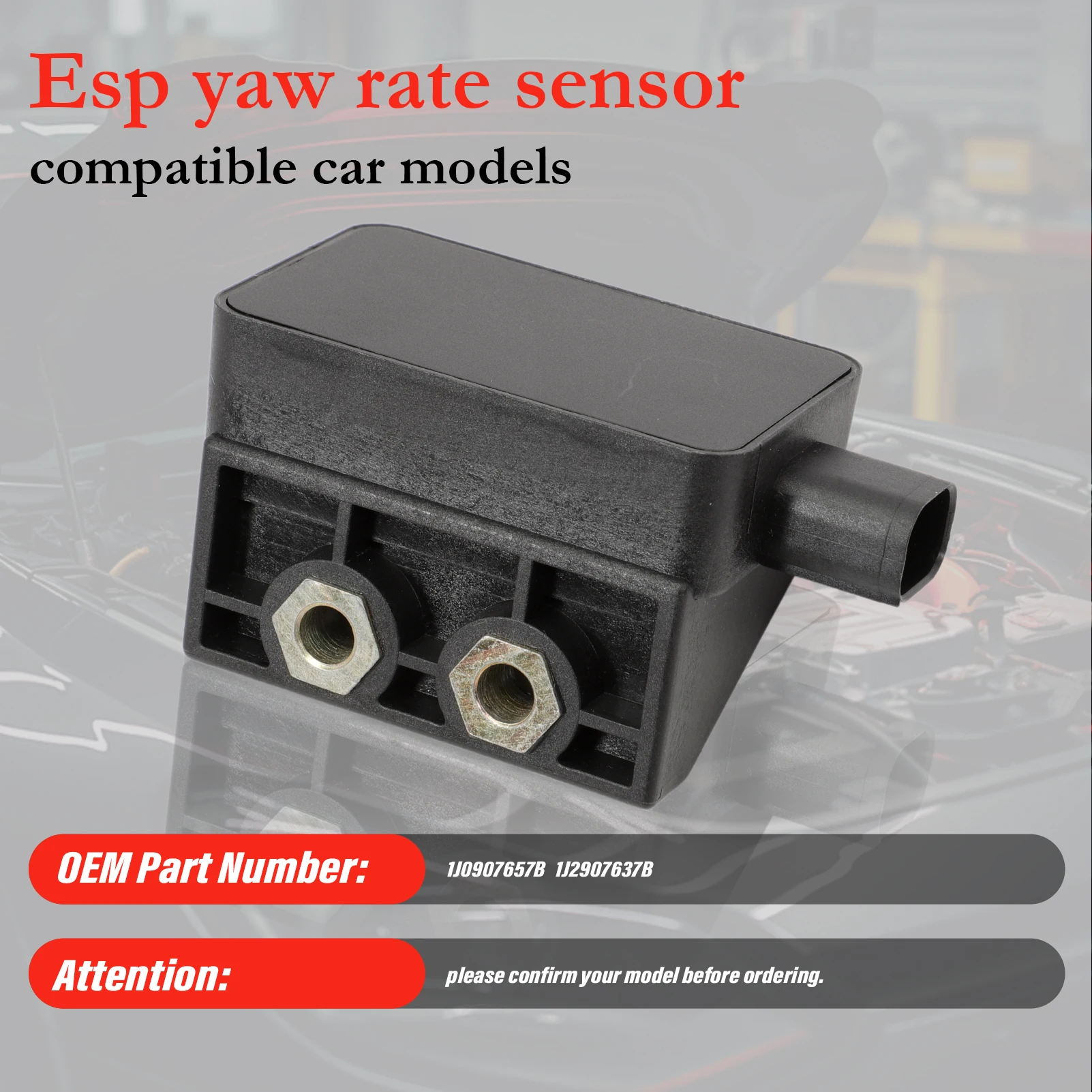Sensor de velocidad de rotación visto desde lateral