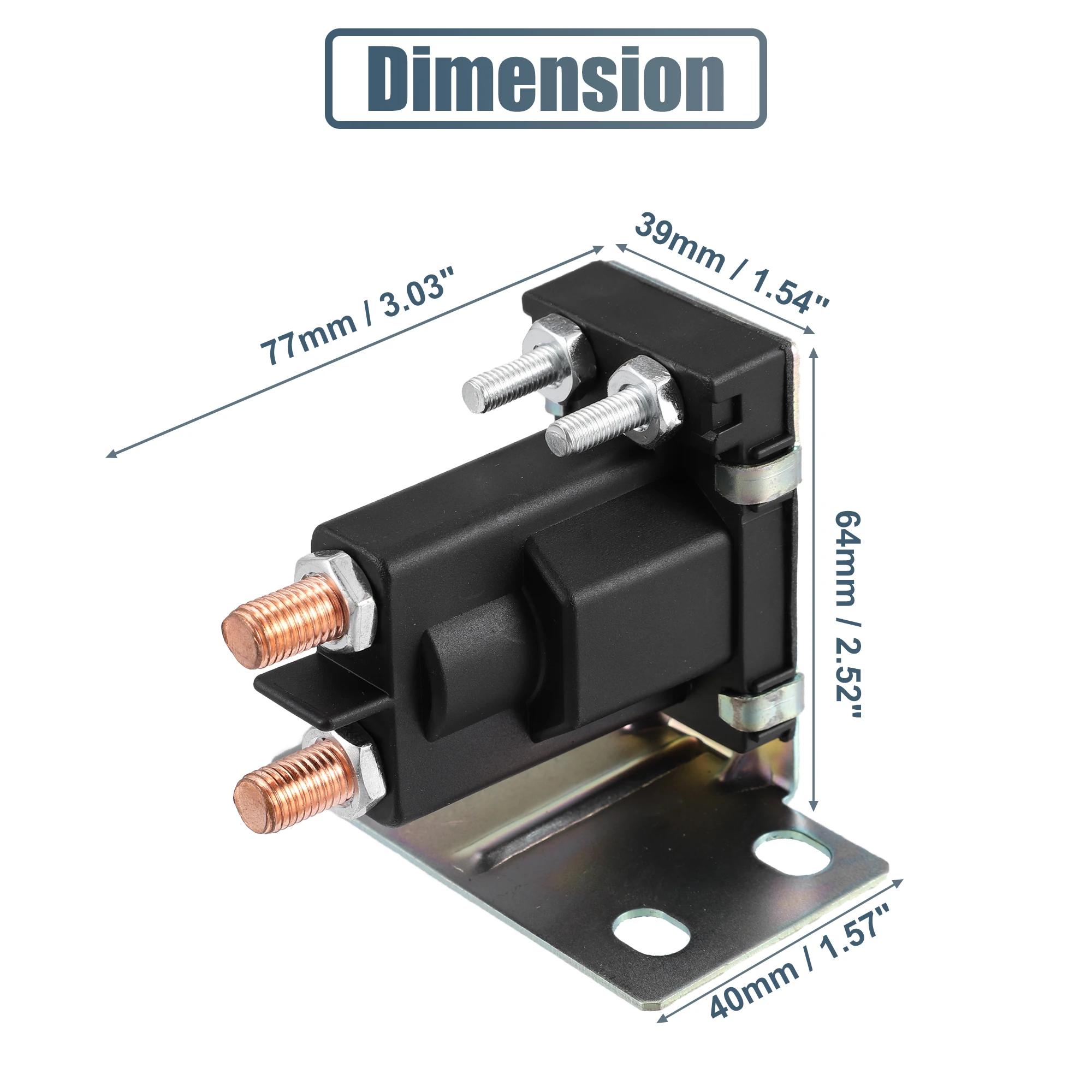 Solenoide vista lateral