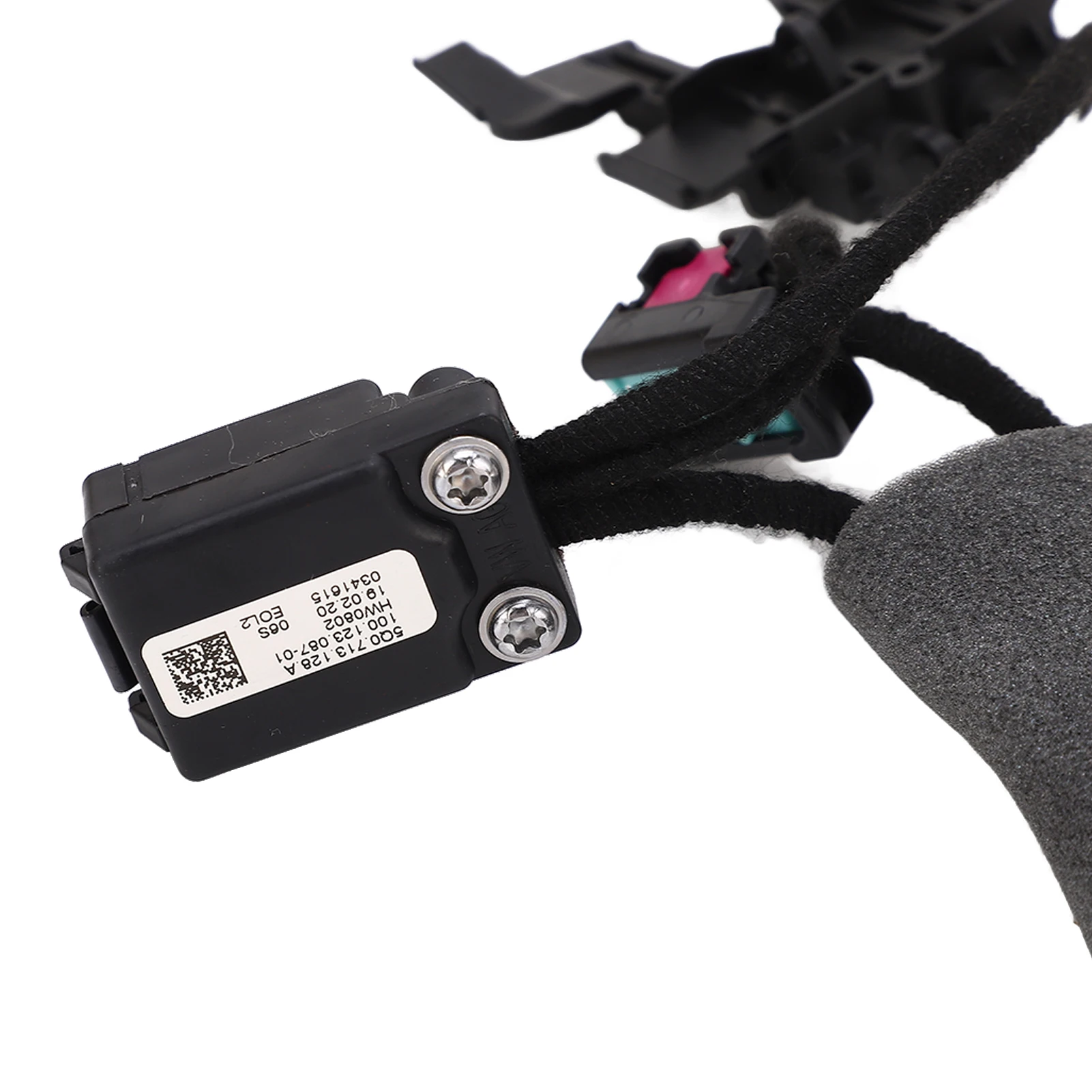 Vista superior del microinterruptor