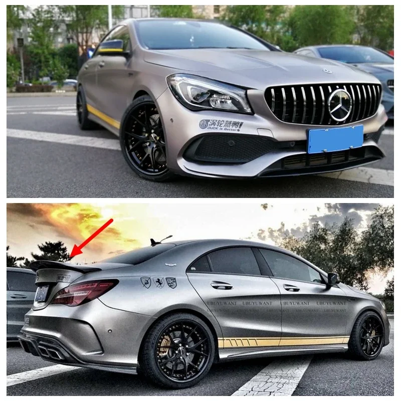 Alerón instalado en Benz Cla
