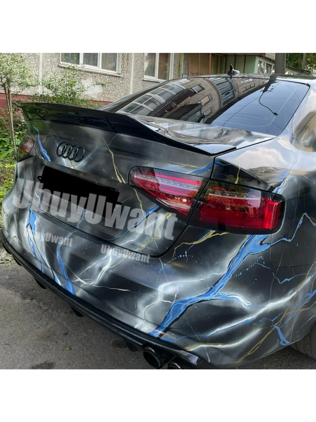 Alerón trasero estilo R para Audi A4