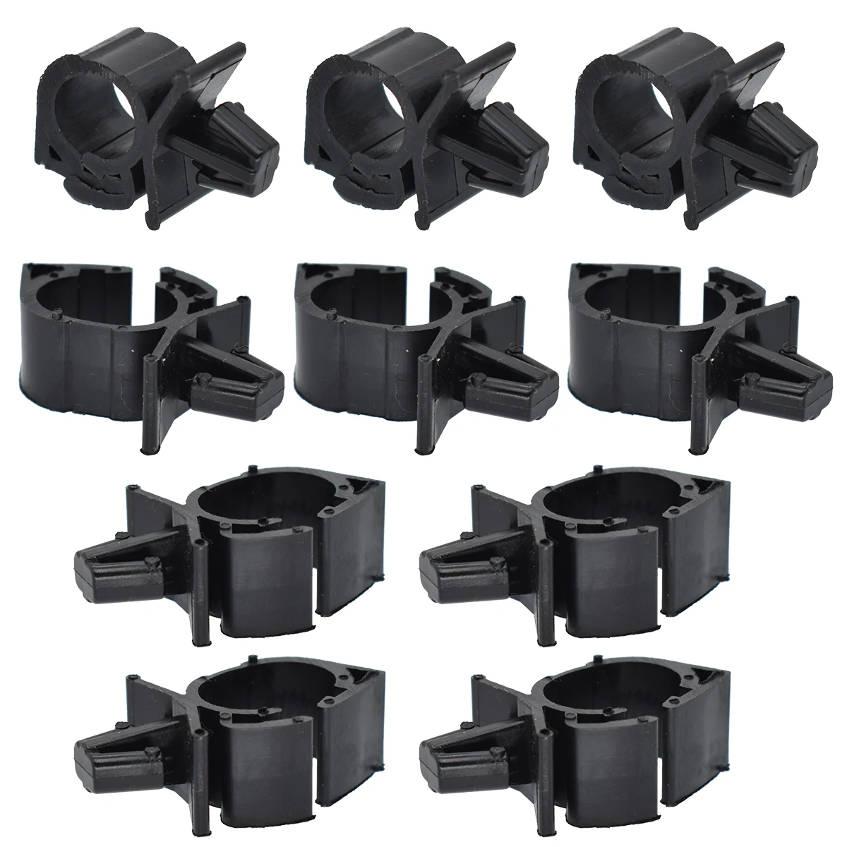 Conjunto de 10 clips en bandeja