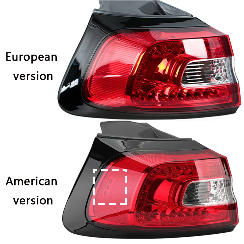 Detalle de lente LED trasero