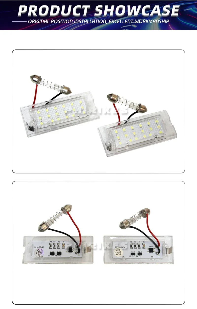 Comparación entre luz halógena y LED en matrícula