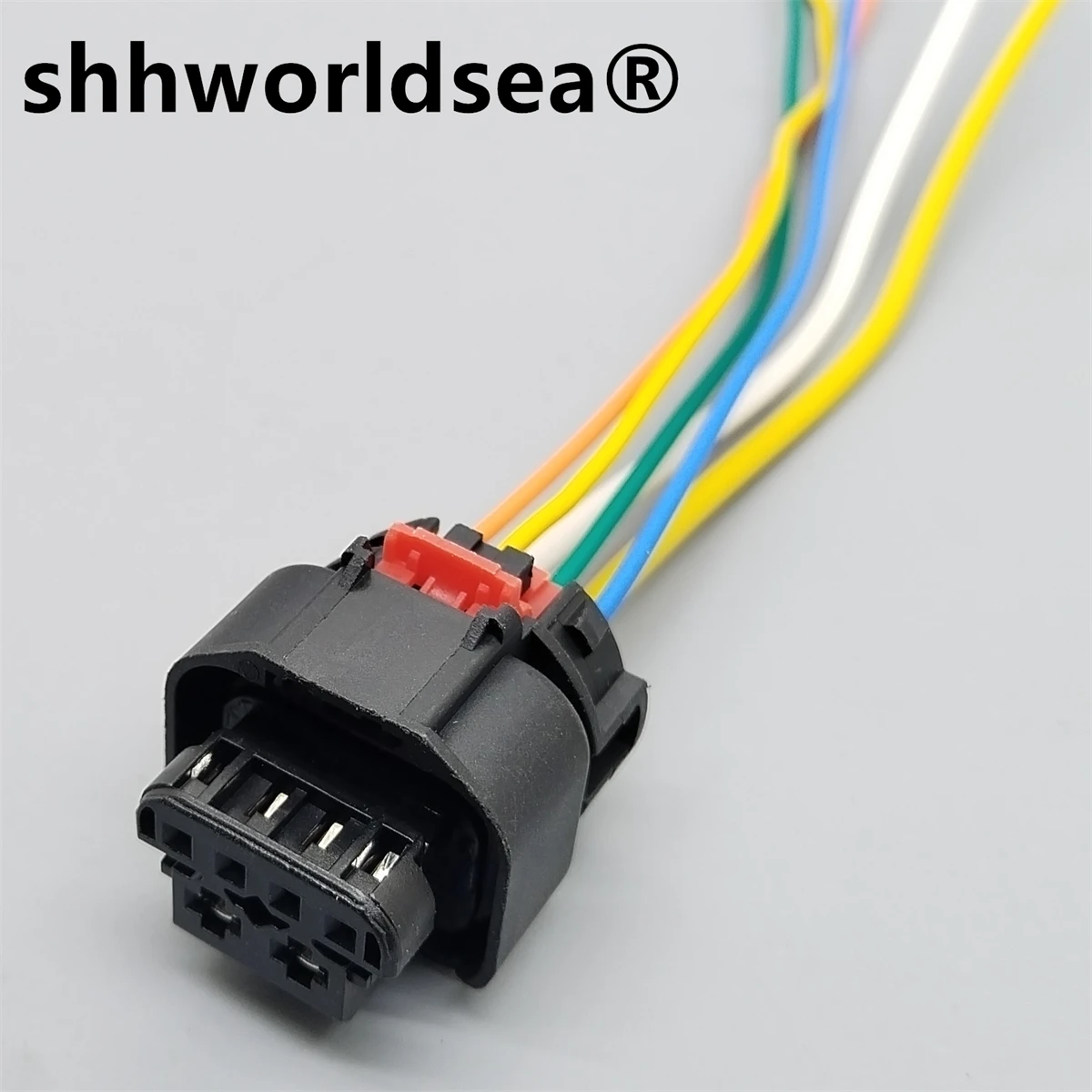 Conector de 6 pines vista frontal