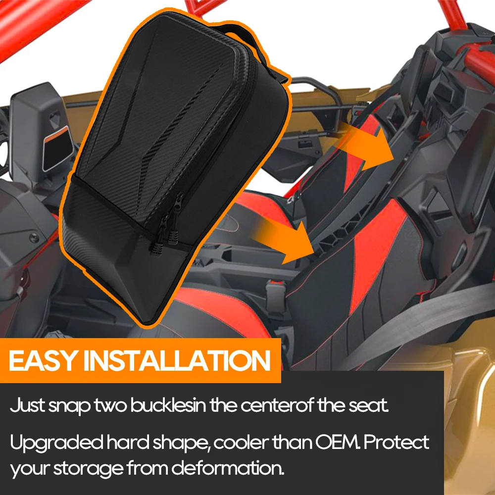 Bolsa instalada en un Maverick X3 mostrando el ajuste perfecto