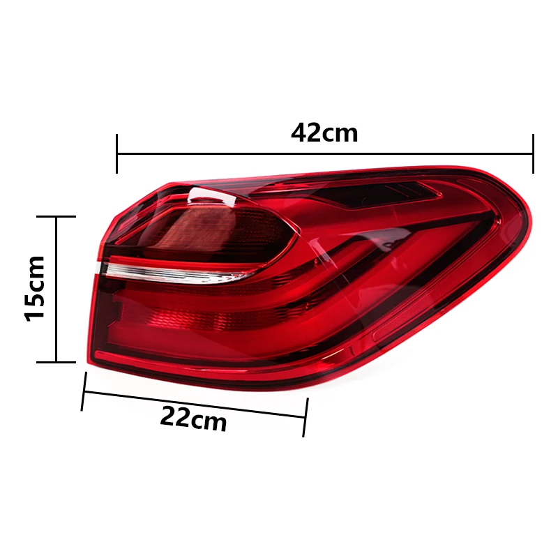 Luz trasera LED BMW X4 vista lateral