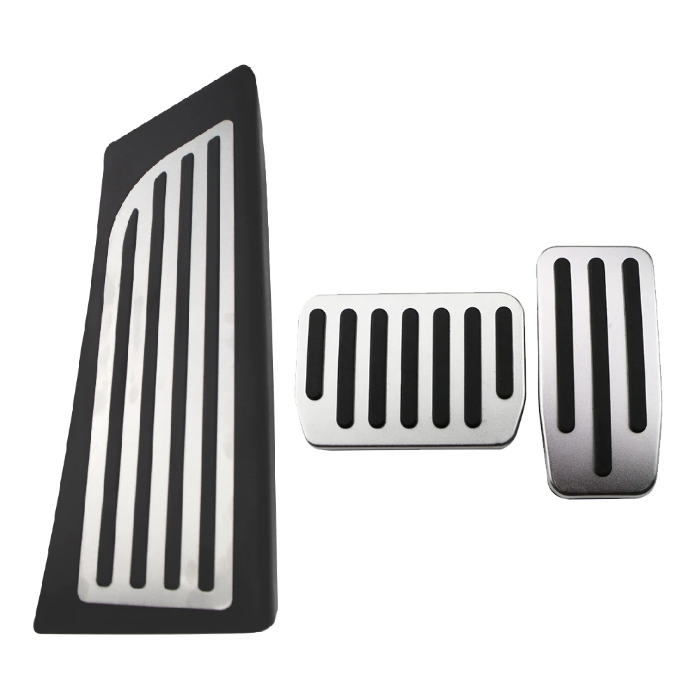 Pedales de acero inoxidable y negro para Tesla Model LHD