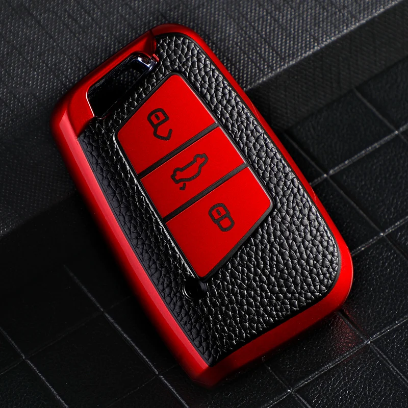 Funda de cuero TPU vista lateral