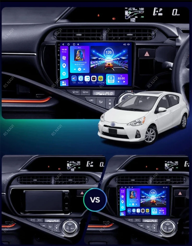 Radio Android 2Din para Toyota Aqua