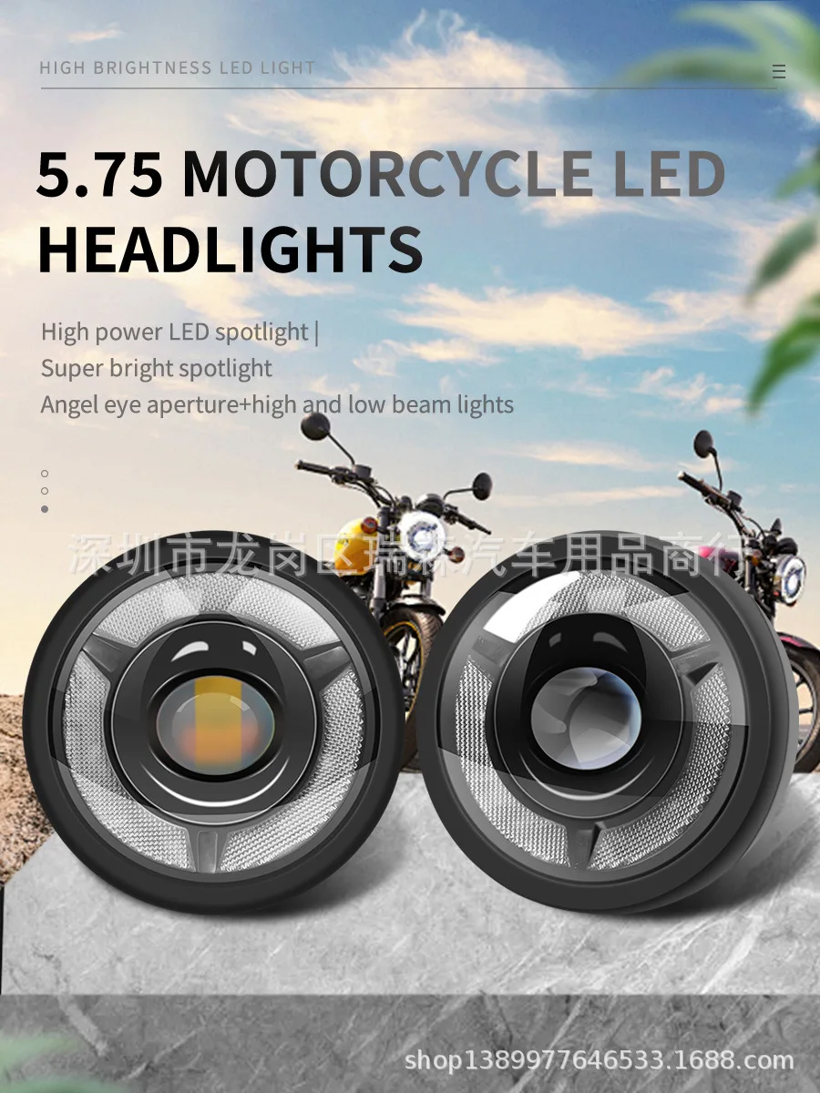 Faros LED 5.75 pulgadas instalados en coche