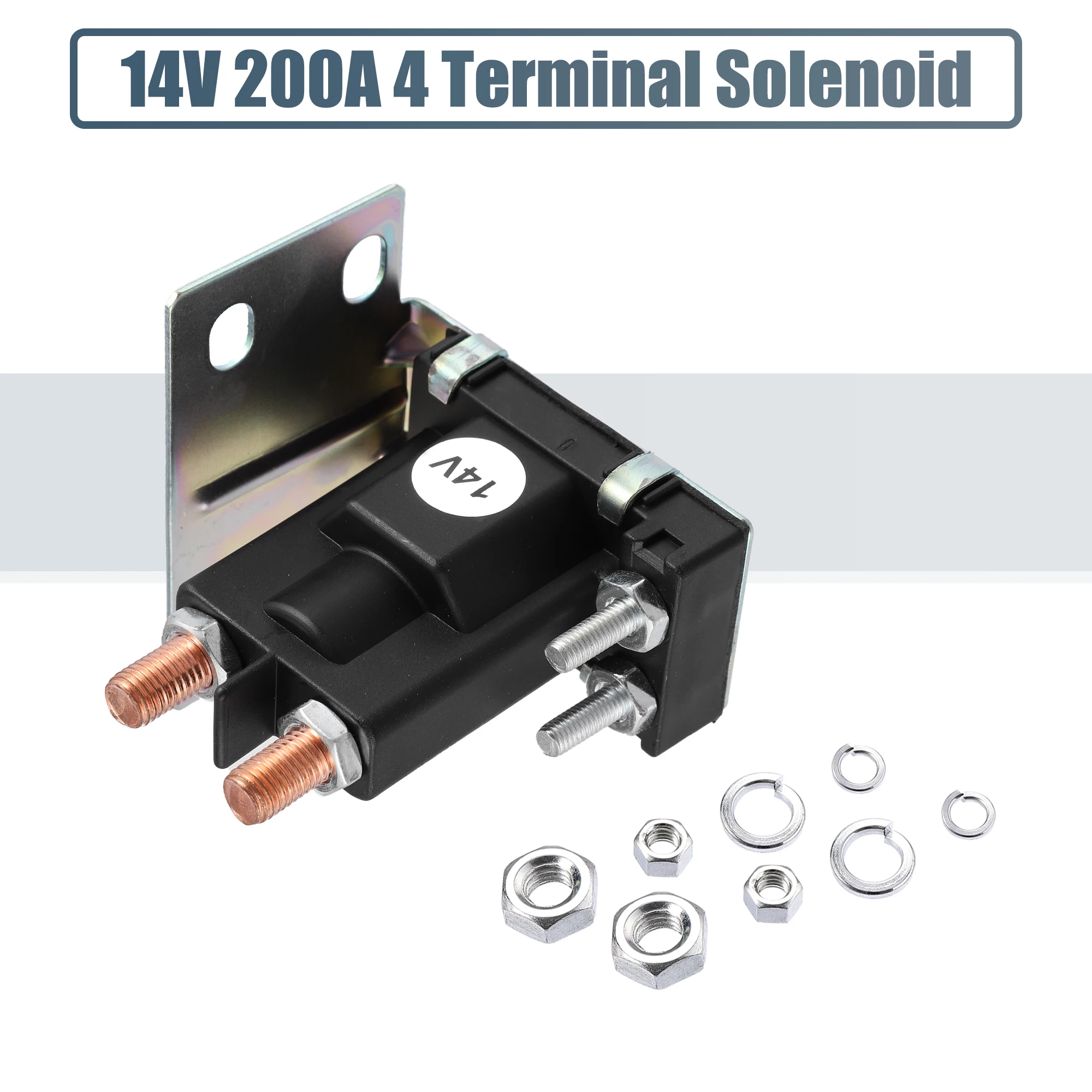 Solenoide con soporte metálico