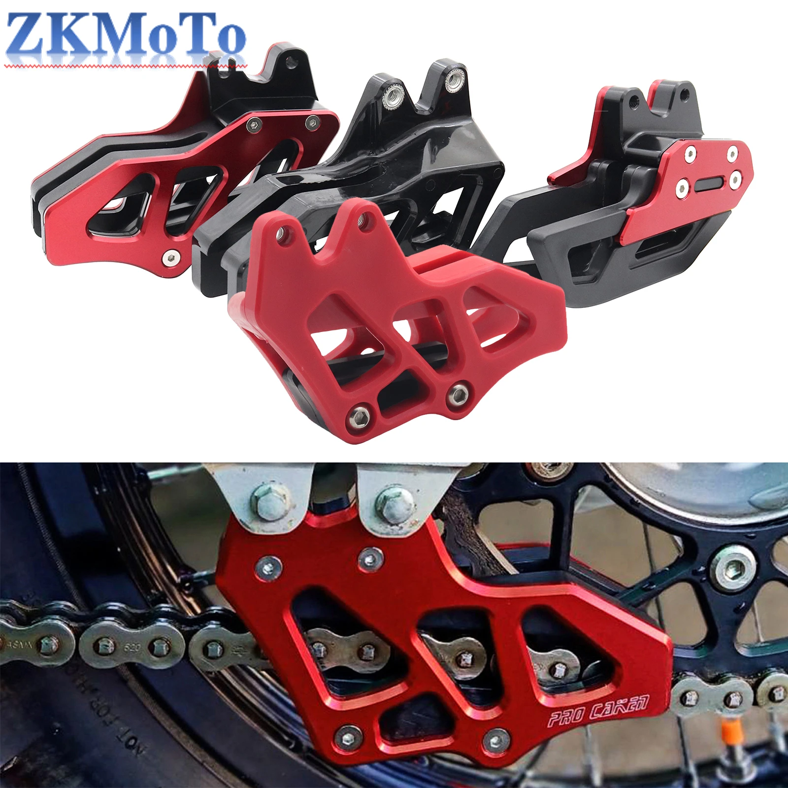 Guía CNC roja