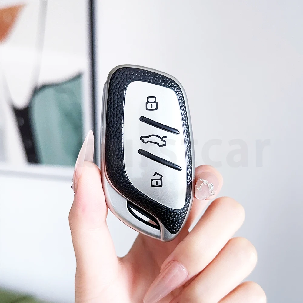Funda gris claro para llave Roewe RX5