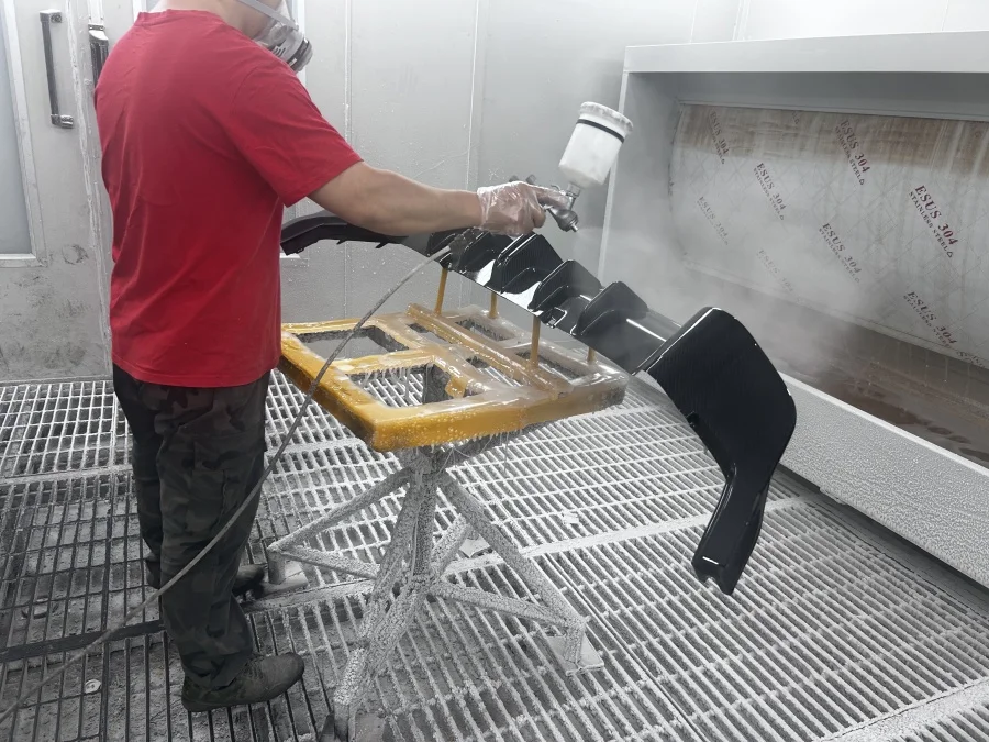 Capó carbono listo instalación
