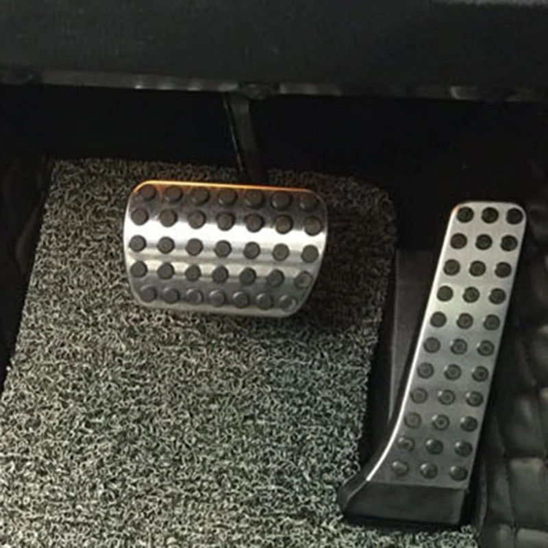 Close-up of brake pedal