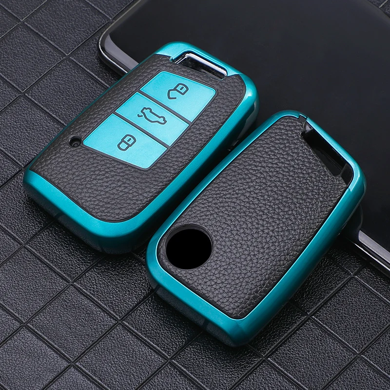 Funda de cuero TPU en negro
