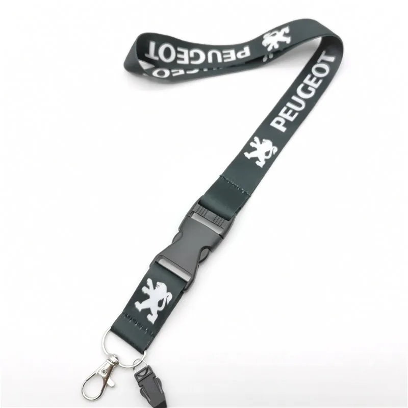 Llavero nylon emblema Peugeot rojo