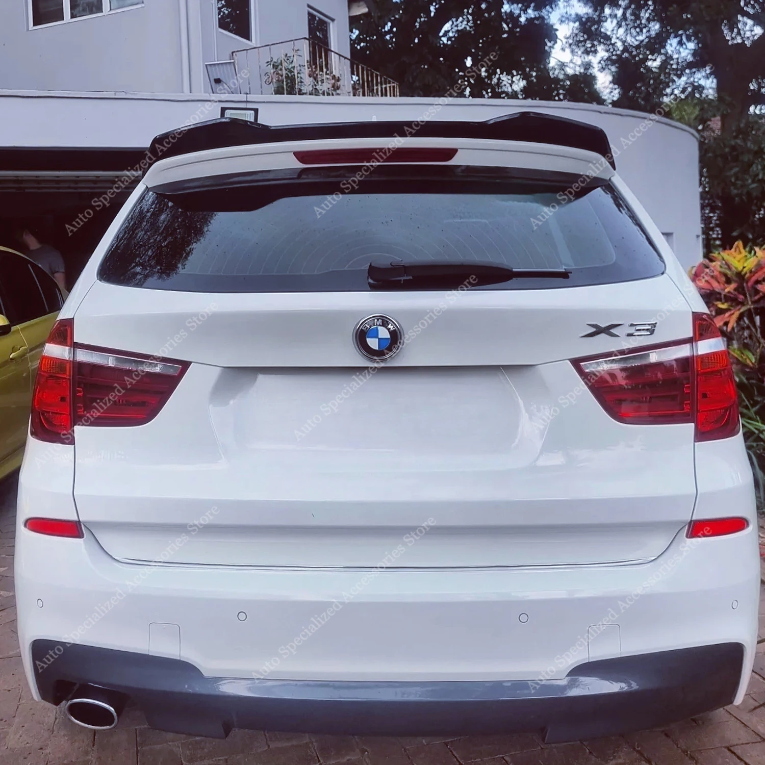 Detalle del alerón de techo para BMW X3 F25