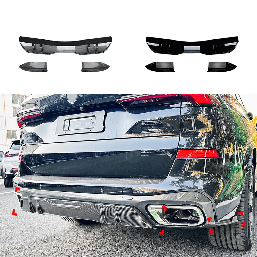 Difusor trasero ABS para BMW X5 G05 M Sport