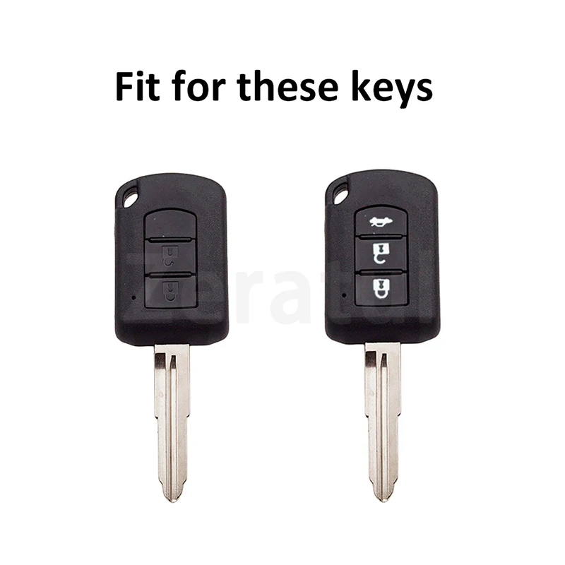 Funda TPU para llave Mitsubishi vista frontal