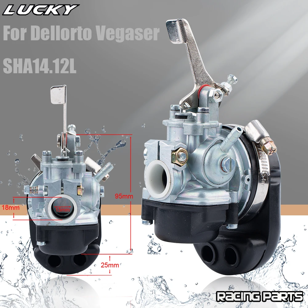 Carburador Dellorto SHA14.12L frontal