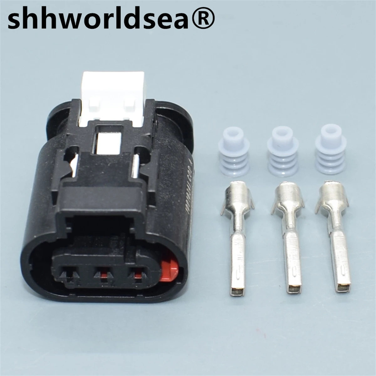 Conector Shhworldsea 3 pines hembra vista frontal