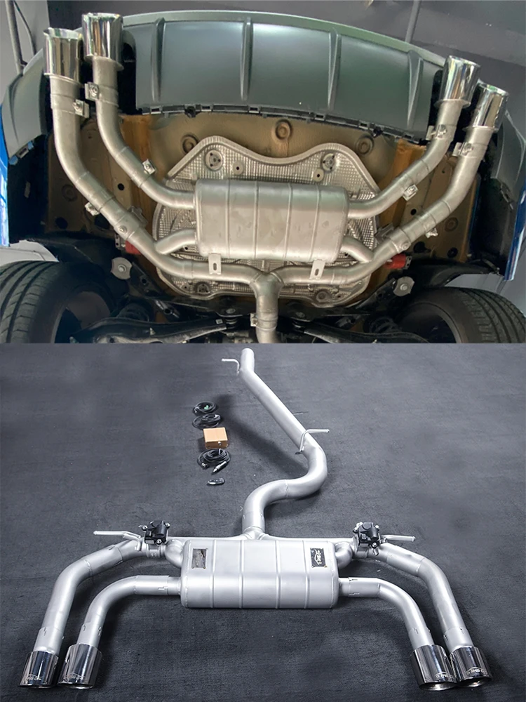 Sistema de escape catback quad-tip para Audi S3