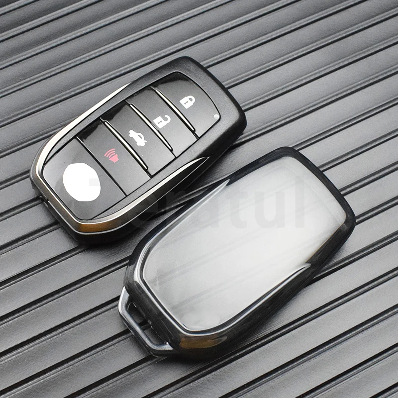 Funda transparente para llave de coche