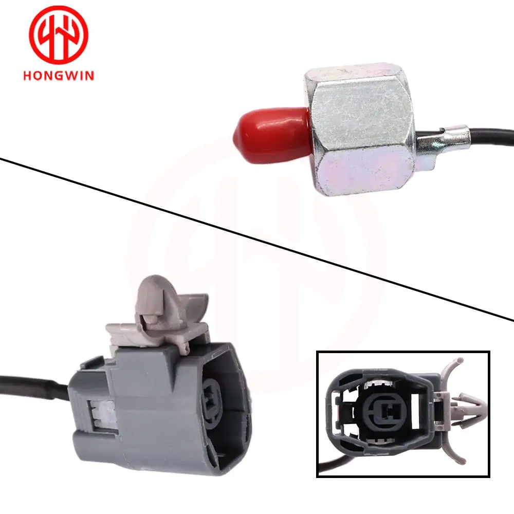 Detalle del conector y cuerpo del sensor