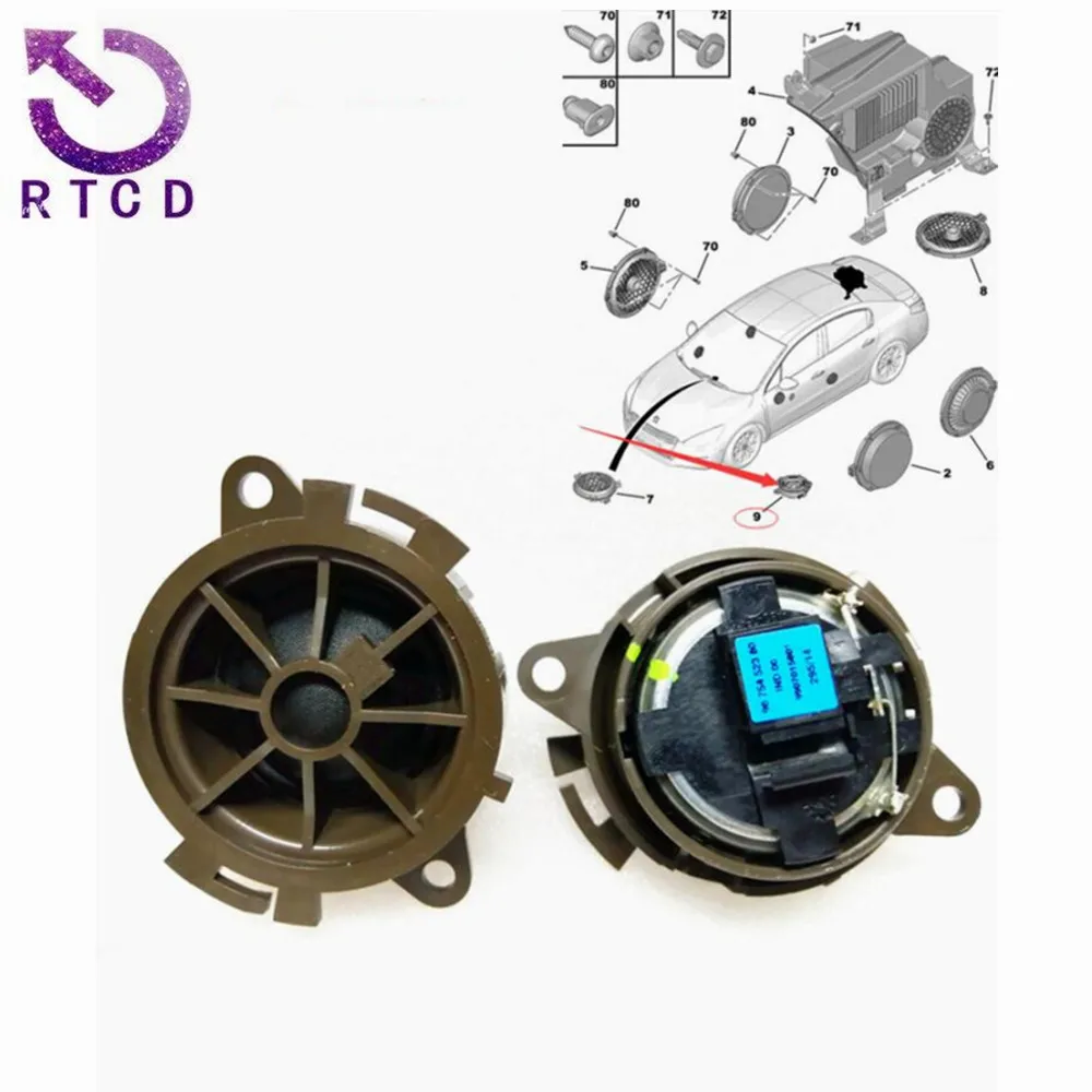 Tweeter para Peugeot y Citroën - vista frontal