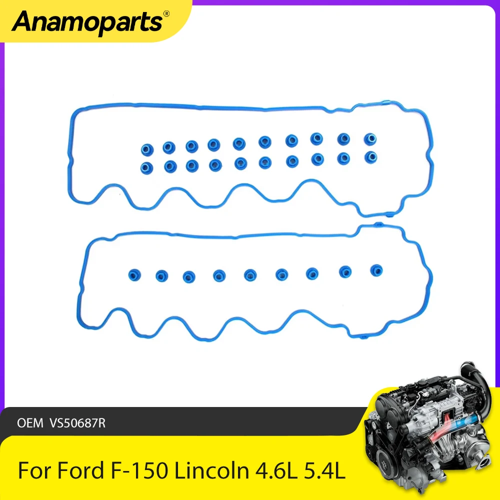 Juntas de tapa de válvulas Anamoparts para Ford 4.6L 5.4L