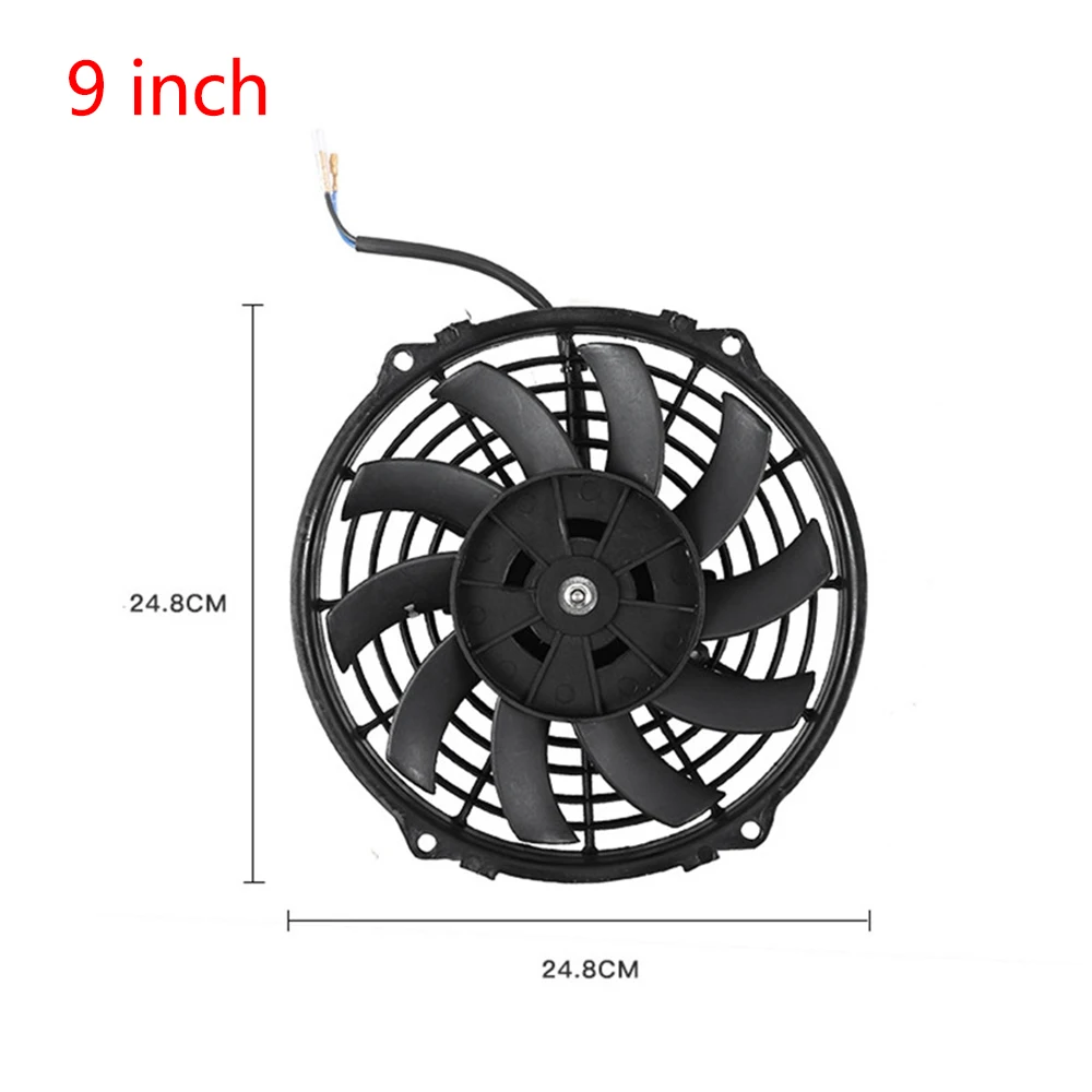 Ventilador de 7 pulgadas en posición de succión