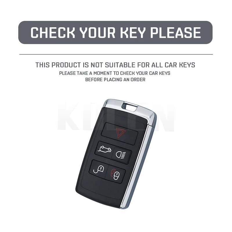 Funda de TPU negra para llave de coche