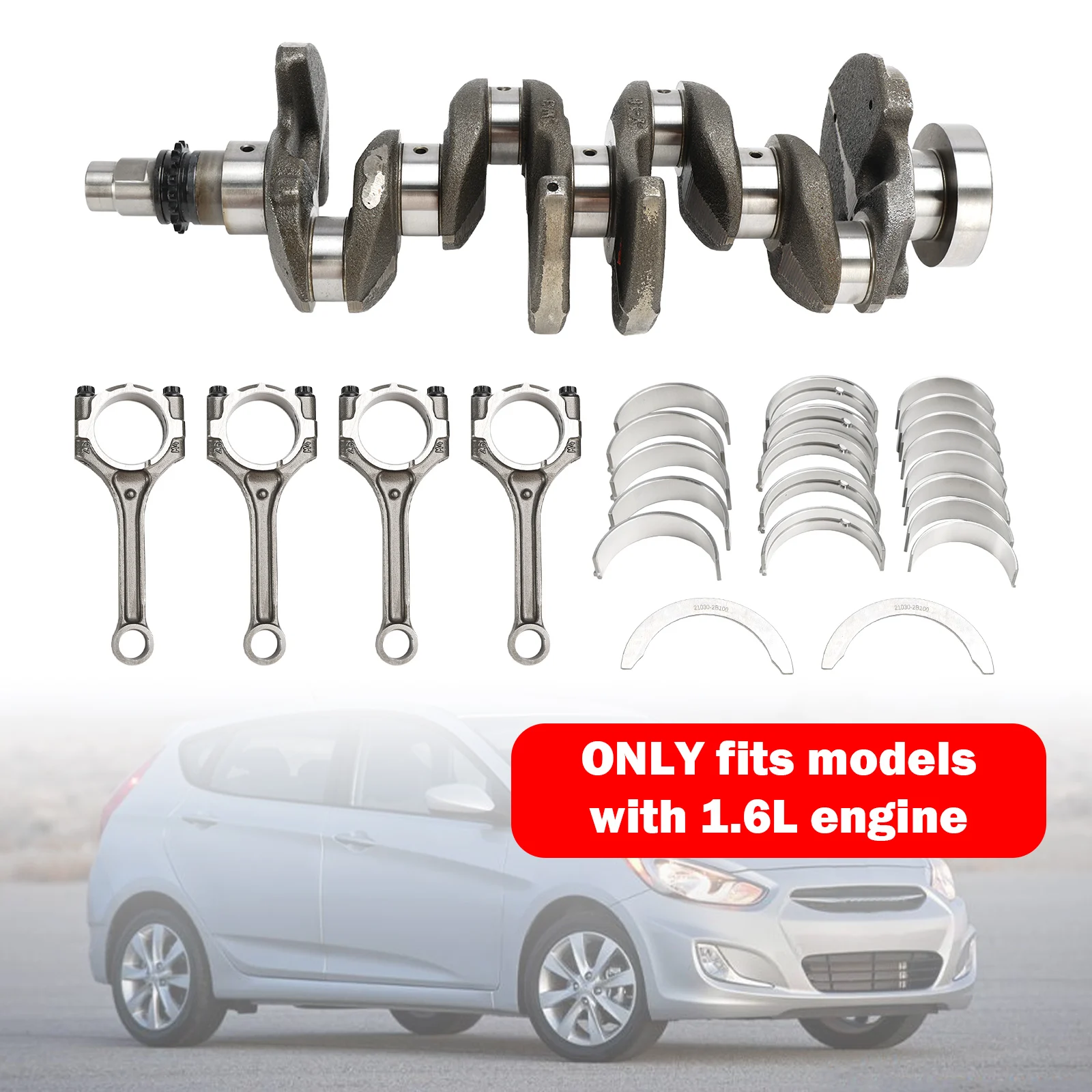Cigüeñal de motor 1.6L view