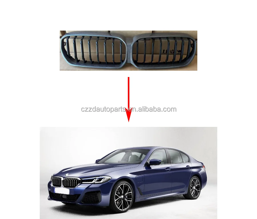 Detalle del acabado tipo fibra de carbono