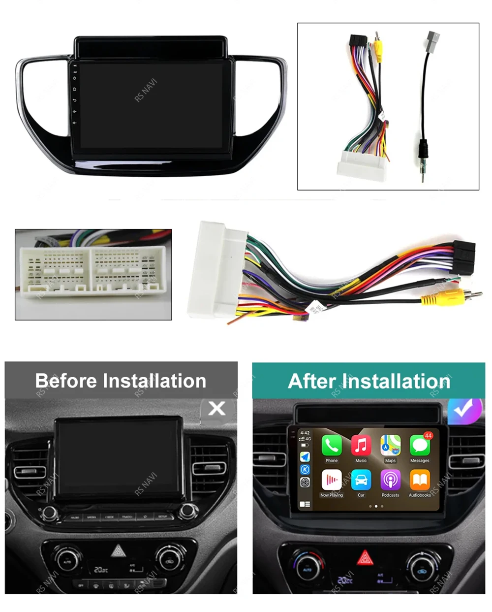 Pantalla RSNAVI con Android 15